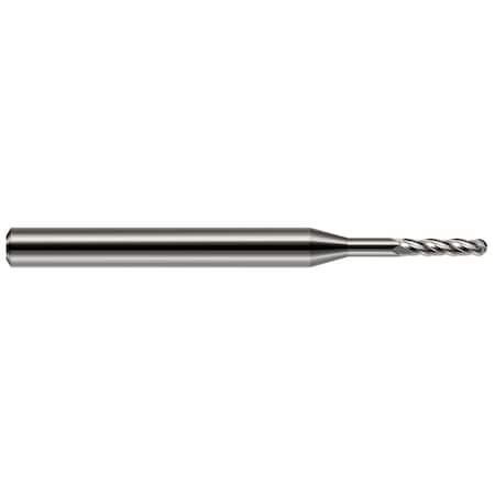 Harvey Tool Mini End Mill-2 Flute-Corner Radius 0.3750" (3/8) Cutter DIAx0.0050" Radius x1.0000" (1) L of Cut 805608